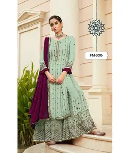 Latest Design Heavy Georgette Worked Luxury Type Indian Pakistani Style salwar Kameez Suit Bridal Wear Velvet Lehenga Choli