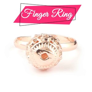 Women's Fancy <b>Locket</b> Set - Golden - Product Image 4