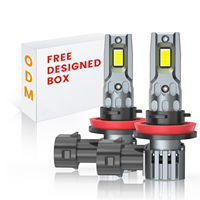 Ampoules de phare LED pour voiture super lumineuses 8000LM H1 H3 H4 H7 H11 pour 9004 9005 9006 9012 Voiture Moto Camion Phare LED