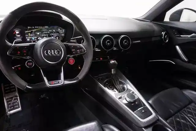 2018 Audi TT RS Convertible Clean 2.5T Turbo Engine AWD Drive Dark Leather Interior Left Steering R18 Tire Size Automatic Gear