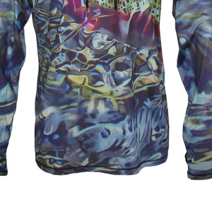 Hombres al aire libre con capucha pesca Camo senderismo Sudadera con capucha camisas de manga larga sublimación personalizada ropa de pesca hombres sudaderas con capucha - Product Image 5