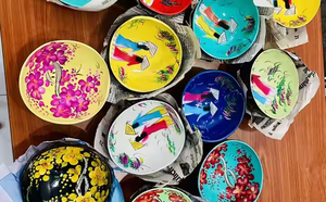 Laca de cáscara de coco, cuenco de coco artesanal para tiendas de recuerdos de VIET FARGIMEX - Product Image 4