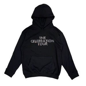 Sweat à capuche unisexe personnalisé Bling de couleur noire 320GSM en coton mélangé avec strass imprimé Sweat-shirt Streetwear zippé avec logo - Product Image 5