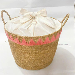 Cesta de almacenamiento de cocina colorida con ratán para pan o caja de regalo, accesorios de cocina multifuncionales, superventas - Product Image 1