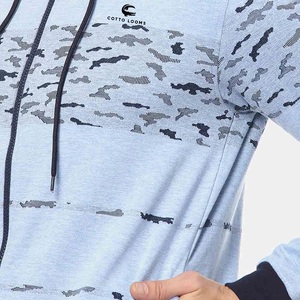 เสื้อมีฮู้ดใส่ได้ทั้งชายและหญิงผ้าคอตตอนผ้าฟลีซแบบสวมหัวสีทึบระบายอากาศได้ดีสินค้ามาใหม่สินค้าแฟชั่นคุณภาพสูง - Product Image 2