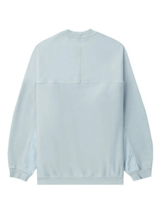 Sudadera de cuello simulado de alta calidad Sudadera de algodón orgánico de peso pesado Logotipo personalizado Sudadera de cuello redondo de gran tamaño en blanco - Product Image 5