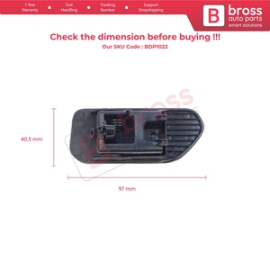 BDP1022 <b>Glove</b> Box Lid Handle Button Opener Black 735617527 <b>for</b> Tipo <b>Type</b> 356 Egea - Product Image 5