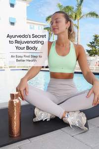 Botella de agua de cobre Botella de cobre para agua potable con alta calidad de la India - Product Image 4