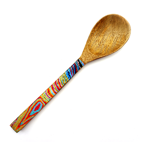 Cuchara de madera Esmalte Mango impreso Producto de alta calidad Impreso Artesanías hechas a mano Herramientas de cocina Gadgets Artesanía - Product Image 1