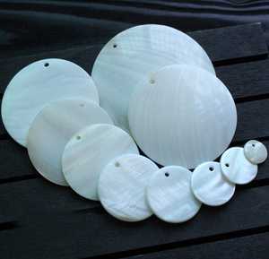 Chine Fabricant Vente AAA Grade Naturel Pièce Ronde Nacre Shell Feuille Flocons pour Bijoux De Mode - Product Image 3