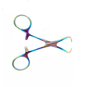 Pince à serviette chirurgicale de couleur arc-en-ciel, pince à serviette allemande en acier inoxydable, pince chirurgicale, forceps pour la précision - Product Image 5