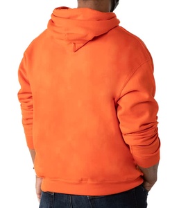 Sweat à capuche tricoté pour homme en mélange Dry Blend, 50% coton 50% polyester, molleton sport non doublé 300g, logo imprimé, cordon de serrage - Product Image 2
