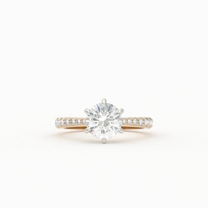 Meilleur diamant de laboratoire 10K bague de fiançailles 1 carat coupe ronde VVS2 E couleur IGI bijoux éthiques et durables fournisseur en gros - Product Image 6