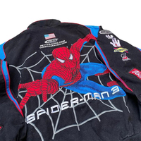 Nouveau design de vestes pour hommes veste de course vintage à la mode manteau décontracté streetwear F1 moto unisexe d'hiver en coton brodé