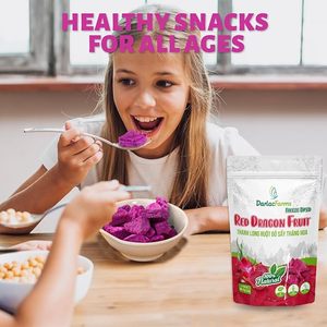 FD Process Top Fresh Diced Red Dragon Fruit Liofilizado de alta calidad de Vietnam Darlac Farms Sweet Taste - Product Image 5