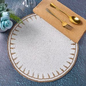 Dover ลูกปัดแก้วสีขาวที่วางของบนโต๊ะกาแฟสำหรับคริสต์มาสปีใหม่วันเกิดวันขอบคุณพระเจ้าของตกแต่งโต๊ะ - Product Image 6