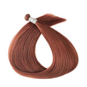 Extensions de cheveux Genius Weft 12A Remy Yaki Lisses Ondulées # 30 Coupelles en Cuivre Moyennes 8-28 Pouces - Product Image 1