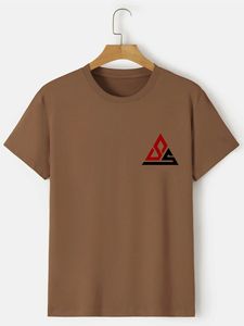 Camiseta de Manga Corta para Hombre, Talla Grande, Corte Regular, 100% Algodón, Transpirable, de Secado Rápido, con Estampado Bordado, Ecológica y Personalizable - Product Image 6