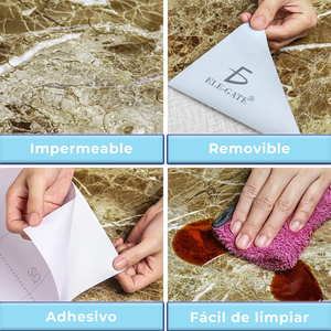 Adesivi in PVC Impermeabili Effetto Marmo dal Design Moderno per Rinnovamento Mobili da Cucina, Novità per Natale, Capodanno e Compleanni - Product Image 4