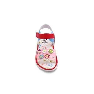 Sandales décontractées à talon rose pour filles KD7779 - Product Image 1