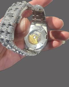 Reloj Mecánico, Reloj con Incrustaciones, Reloj para Hombre, Relojes con Diamantes Moissanite Vvs - Product Image 6