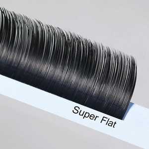 Extensiones de Pestañas Super Planas 0.25 PBT, Herramienta de Belleza de Alta Calidad, Suavidad de Grado 7mm, Longitud Elíptica CC DD, Mezcla Disponible en Caja - Product Image 6