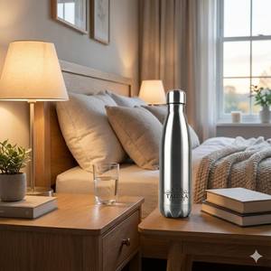 Botella de Agua de Acero Inoxidable de 33 OZ, Ideal para el Hogar, Viajes y Regalos, Botella Aislada de Acero Inoxidable - Product Image 4