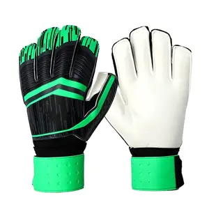 New Professional Goalkeeper Luvas Com Fingertips Adulto Goalkeeper Luvas Grossa Látex Smooth Football Training Tamanho