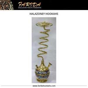 Shisha Hookahs de lujo Farida al por mayor, laca de latón pequeña de calidad superior con caja de espejo de aluminio y zinc única - Product Image 6