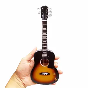 Miniature guitar Musical instrument 25 cm model acoustic miniatures guitar with stand for decoration