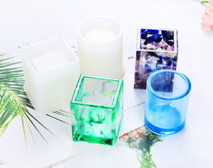 Porte-stylos en résine artisanal, design moderne transparent, organisateur de bureau durable pour stylos, marqueurs, papeterie, décoration de bureau - Product Image 1