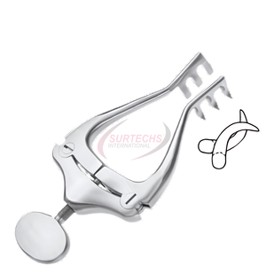 Retractor Mastoides JANSEN de 100 mm, Afilado, 3 x 3 Puntas, 4 Pulgadas, Manual, Acero Inoxidable, Retractor de Precisión, Certificado CE - Product Image 2