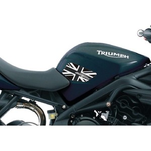2 Pezzi Protezioni Ginocchia 3D a Forma di Serbatoio Compatibili con Moto Triumph Street Triple - Copertura Premium per Ginocchia e Serbatoio Carburante - Product Image 3