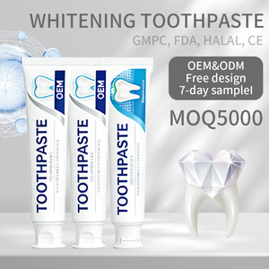 Usine de <span class=keywords><strong>dentifrice</strong></span> blanchissant personnalisé 100% naturel, biologique, à la menthe pour des dents blanches - Product Image 1