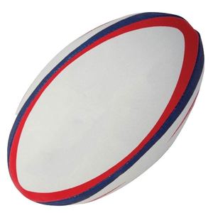 Ballon de rugby pour enfants et adultes Fabriqué au Pakistan Taille officielle 5 Poignée personnalisée Cuir PU durable - Product Image 3