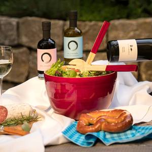 Bol à salade en bambou tissé écologique à prix avantageux, vaisselle vietnamienne, bols de service modernes personnalisés, vaisselle OEM/ODM - Product Image 6