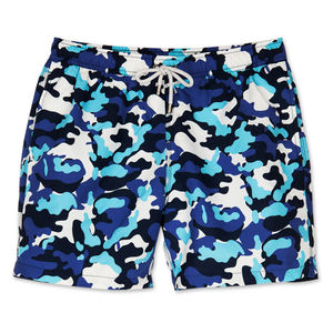 Pantalones cortos de playa de poliéster personalizados 2025 para hombre, pantalones cortos de tabla de surf, pantalones cortos deportivos de dos ojales, pantalones cortos de surf para hombre a la moda para hombre - Product Image 1