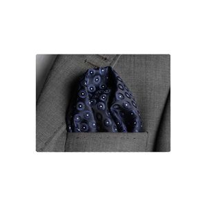 กระเป๋าสี่เหลี่ยมลายสีน้ำเงินเข้มของผู้ชาย - Product Image 1