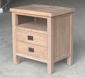 Mesita de noche ahogada 11 para dormitorio, acabado a base de agua no tóxico, Construcción fuerte - Product Image 1