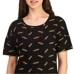 Ensemble jumeau élégant et confortable en coton biologique à tricoter Ensemble jumeau de haute qualité et abordable personnalisable OEM pour femmes - Product Image 1