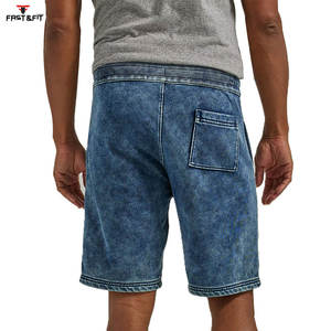 Meilleures ventes Meilleur prix de gros Conception personnalisée pour hommes Shorts délavés à l'acide Vêtements décontractés Taille adulte Shorts délavés à l'acide pour hommes - Product Image 2