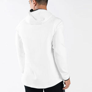 Pulls à capuche privés au design personnalisé, étiquetage avec poche zippée, sweats à capuche légers pour hommes de grande taille OEM vente en gros - Product Image 4