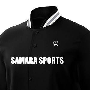 Chaqueta Varsity de Lona Personalizada, Talla Grande para Hombre, Cuello Alto, Transpirable, Bordado de Alta Calidad, Estilo Vintage, para Deportes de Equipo - Product Image 2