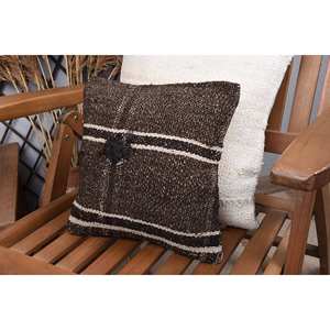 Oreiller patchwork Kilim en laine marron de luxe 12x12 pouces oreiller d'accent à motifs floraux vintage rustique soie tissée pour une utilisation au sol - Product Image 5