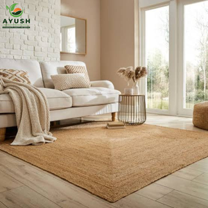 Tapis de sol de méditation et tapis de coton ovales OEM disponibles pour la maison d'hôtes et le bureau - Product Image 4