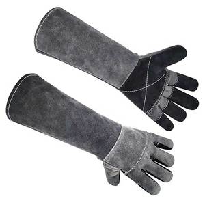 Gants de travail de sécurité unisexes en cuir véritable, résistants aux hautes températures, détection des aiguilles, certifiés CE, résistants aux acides - Product Image 1