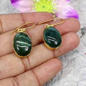 Wholesale Labradorite Doublet <b>Fine</b> <b>Cuff</b> <b>Earrings</b> Elegant Labradorite Stone Cluster for Women - Product Image 3