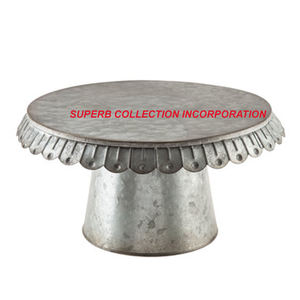 Galvanizado Cake Stand Más vendido y de alta calidad - Product Image 1