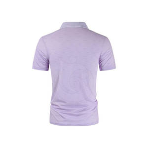 Etiqueta privada de los hombres cómodos de gran tamaño para la camiseta del polo Poliéster/algodón transpirable con patrón sólido de impresión digital - Product Image 3