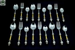 Juego de Cubiertos de Acero Inoxidable 304 de 6 Piezas, de Primera Calidad, Ecológico, Moderno y de Lujo, para Restaurantes y Cenas Ocasuales - Product Image 6